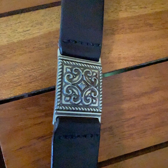 Fossil Leather Metal Plate Belt - Picture 3 of 7